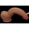 LoveToy SlidingSkin Gode Sliding Skin 23 x 6cm Marron